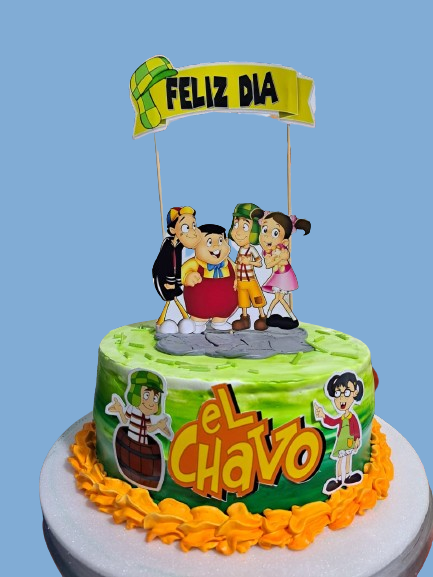 Torta con capas de colores del arcoíris