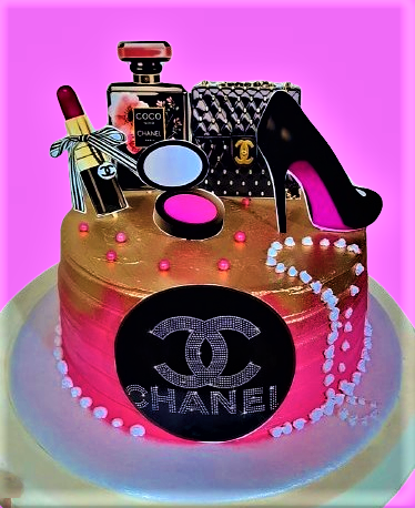 Torta con capas de colores del arcoíris