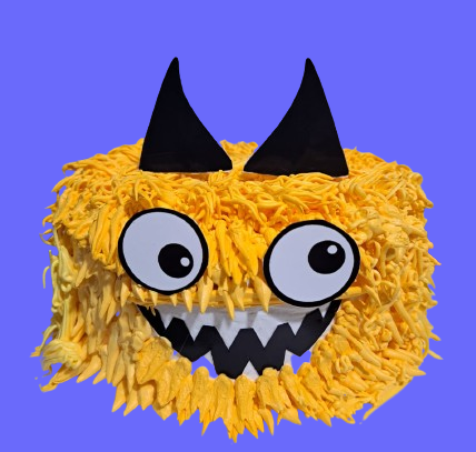 Torta con capas de colores del arcoíris