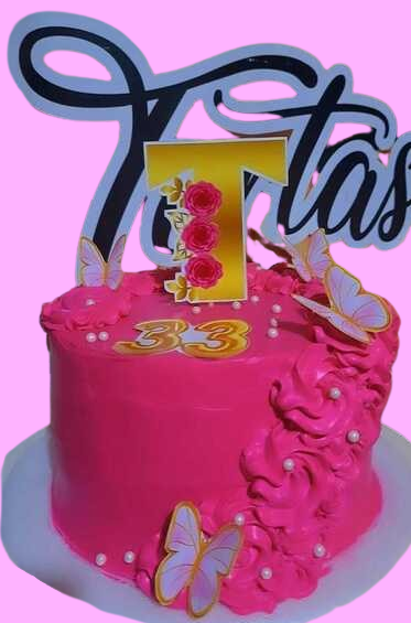 Torta con capas de colores del arcoíris